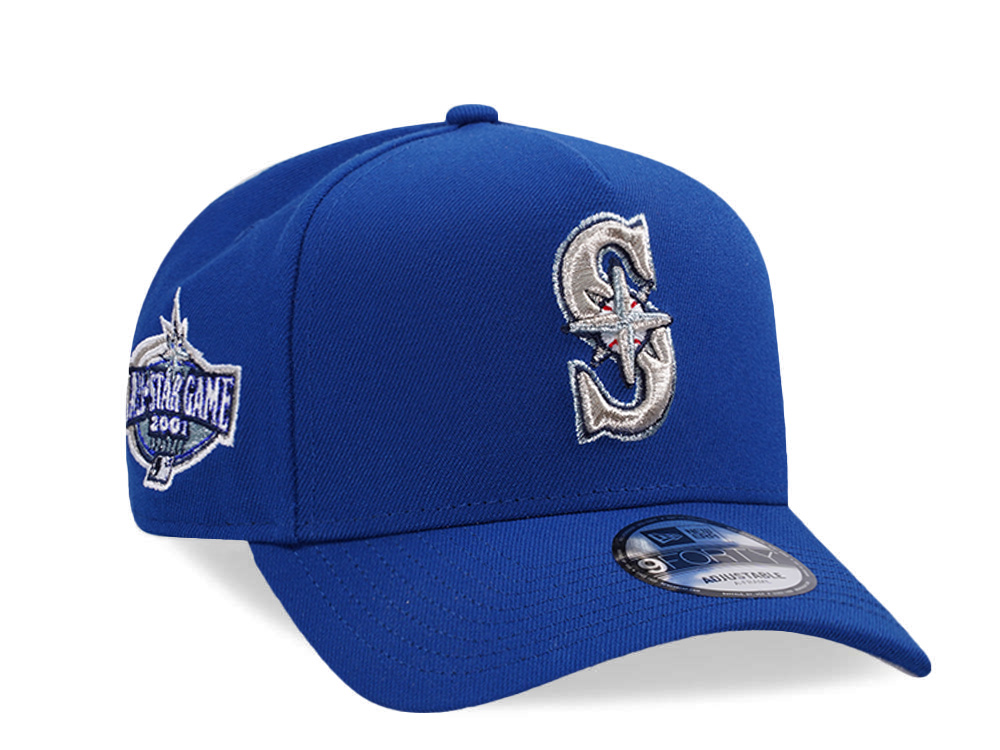 New Era Seattle Mariners All Star Game 2001 Blue Prime Edition 9Forty A Frame Snapback Hat