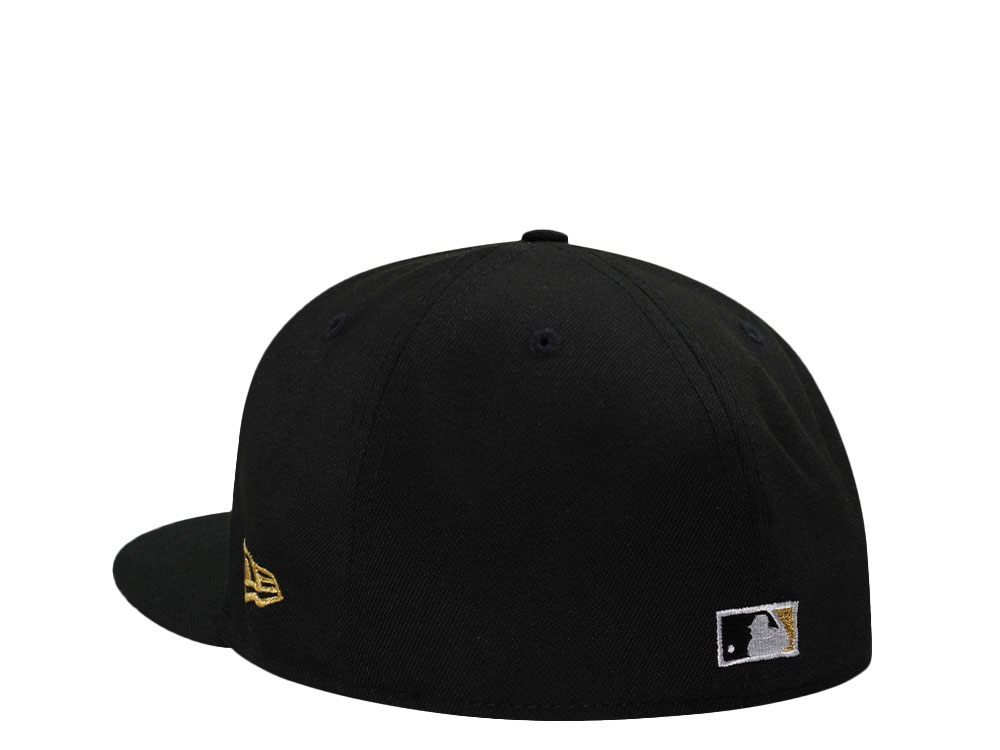 New Era Chicago White Sox Comiskey Park Skull Gold Edition 59Fifty Fitted Hat