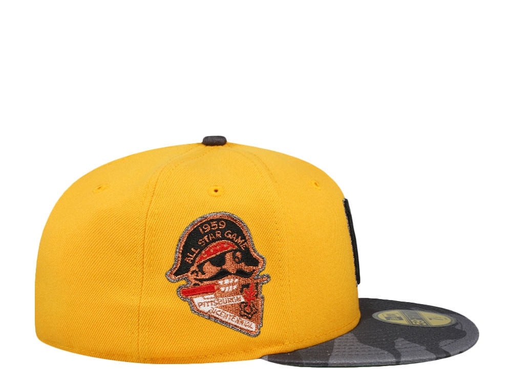 New Era Pittsburgh Pirates All Star Game 1959 Vize Camo Two Tone Edition 59Fifty Fitted Hat