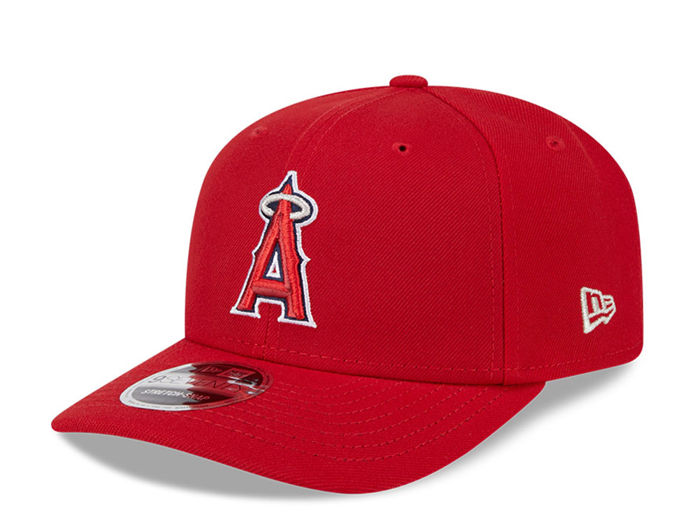 New Era Los Angeles Angels Red Classic 9Seventy Stretch Snapback Hat