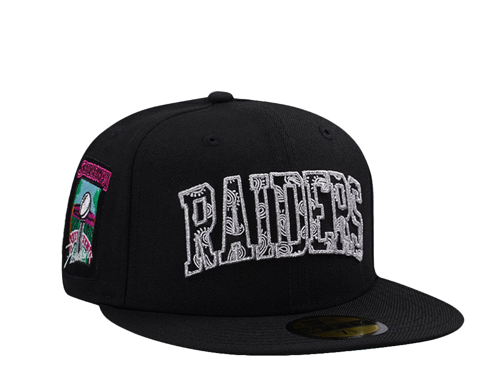 New Era Las Vegas Raiders Super Bowl XI Wool Black Prime 59Fifty Fitted Hat