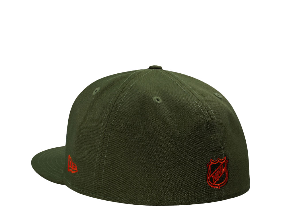 New Era Toronto Maple Leafs All Star Game 2024 Olive Edition 59Fifty Fitted Hat
