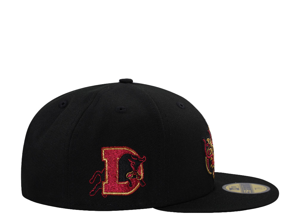 New Era Durham Bulls Black Prime Edition 59Fifty Fitted Hat