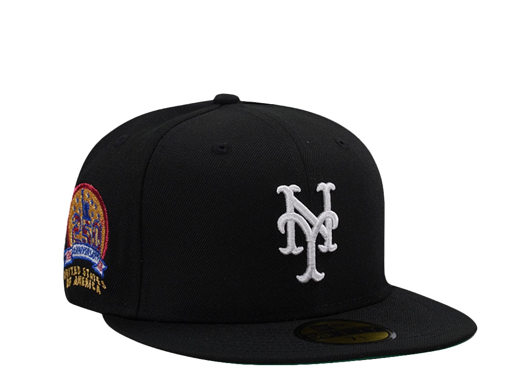 New Era New York Mets 250th Anniversary Black Prime Edition 59Fifty Fitted Hat