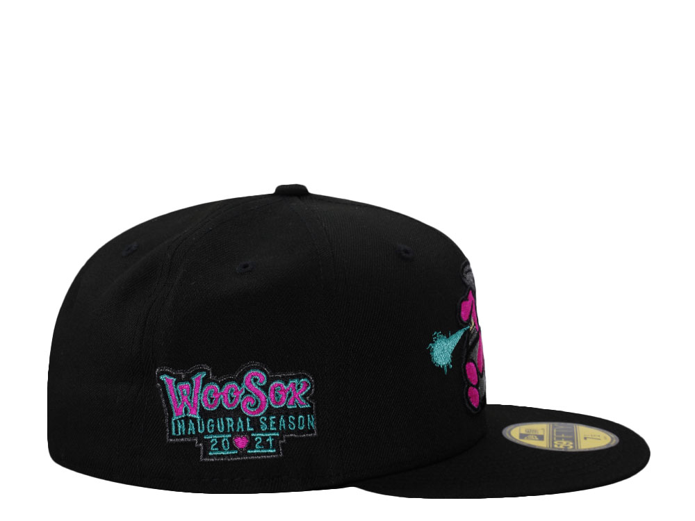 New Era Worcester Red Sox Inaugural Season Black Prime Edition 59Fifty Fitted Hat