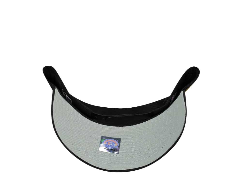 New Era Rome Braves Black Gold Edition 9Forty A Frame Snapback Hat
