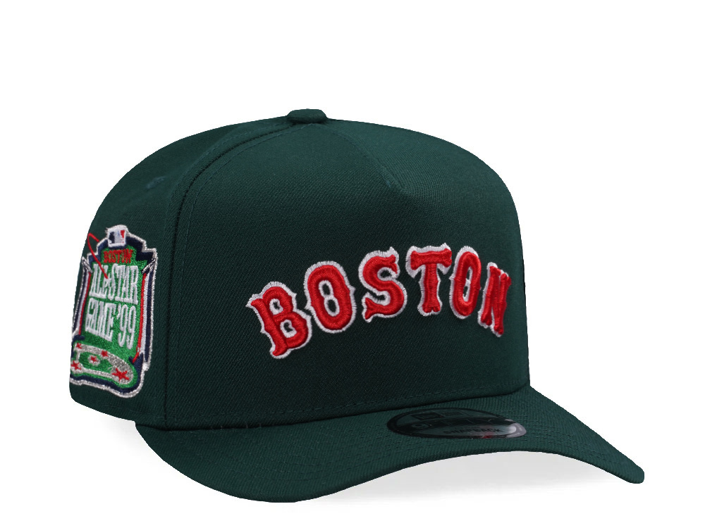 New Era Boston Red Sox All Star Game 1990 Dark Green Prime Edition 9Fifty A Frame Snapback Hat