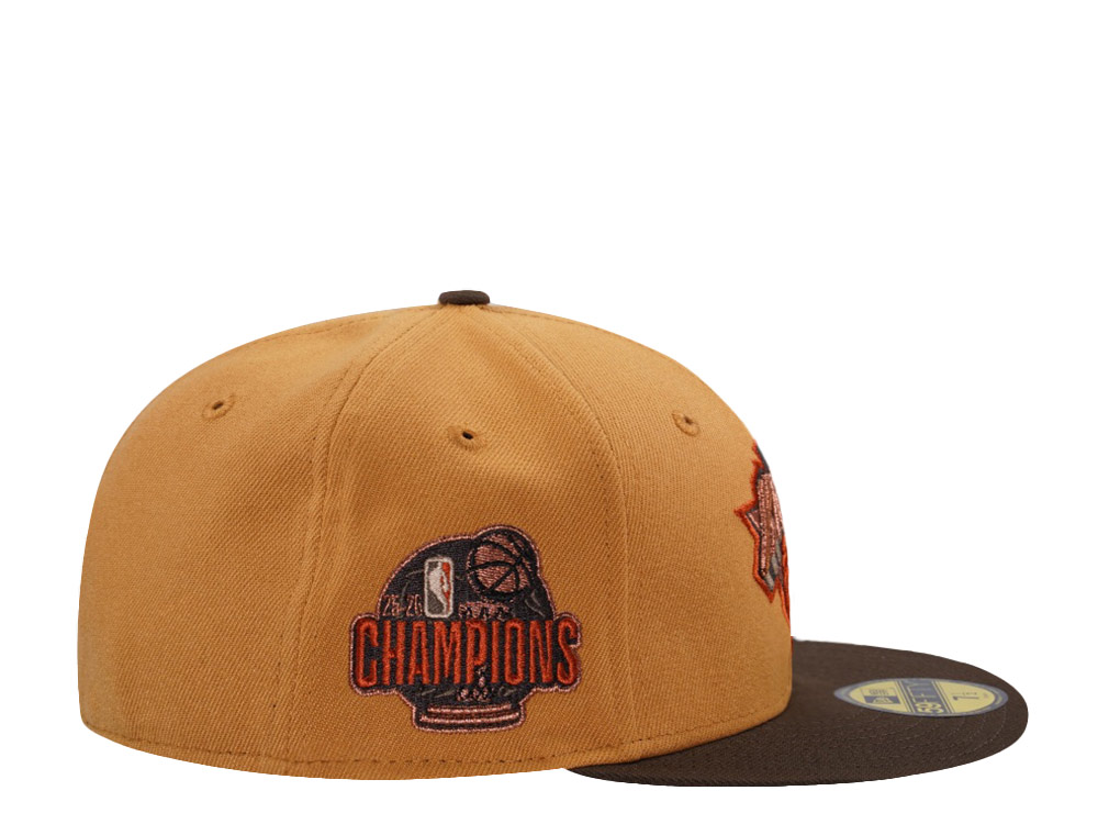 New Era New York Knicks NBA Champions 2026 Panama Two Tone Edition 59Fifty Fitted Hat