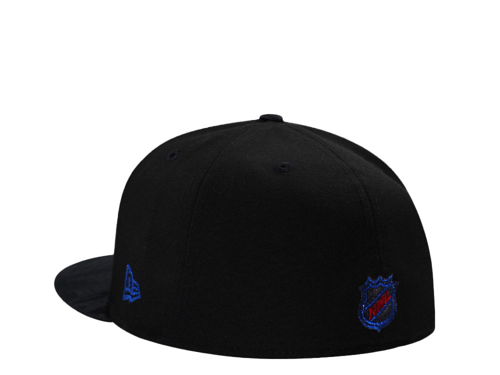 New Era Seattle Kraken Inaugural Season 2021 Black Two Tone Edition 59Fifty Fitted Hat