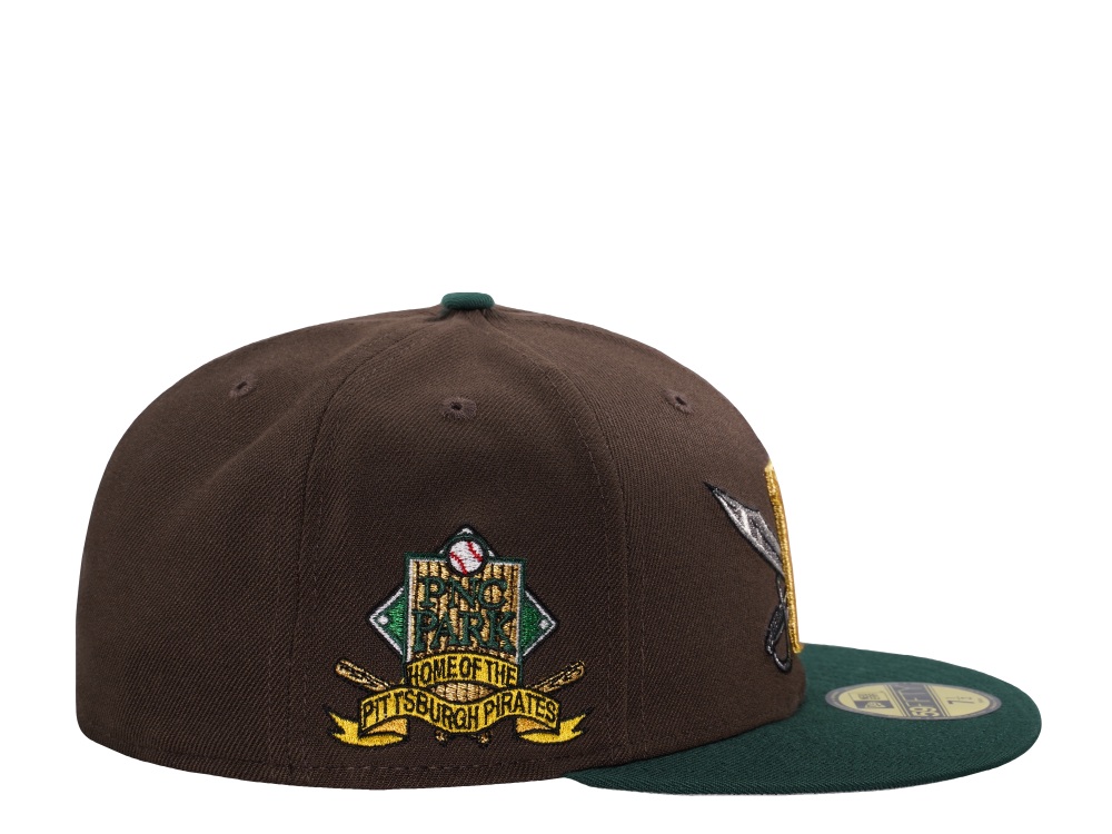 New Era Pittsburgh Pirates PNC Park Sabres Walnut Two Tone Edition 59Fifty Fitted Hat
