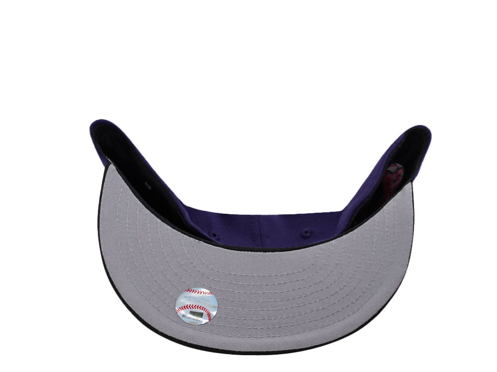 New Era Los Angeles Dodgers World Series Champions 2024 Purple Two Tone Edition 59Fifty Fitted Hat
