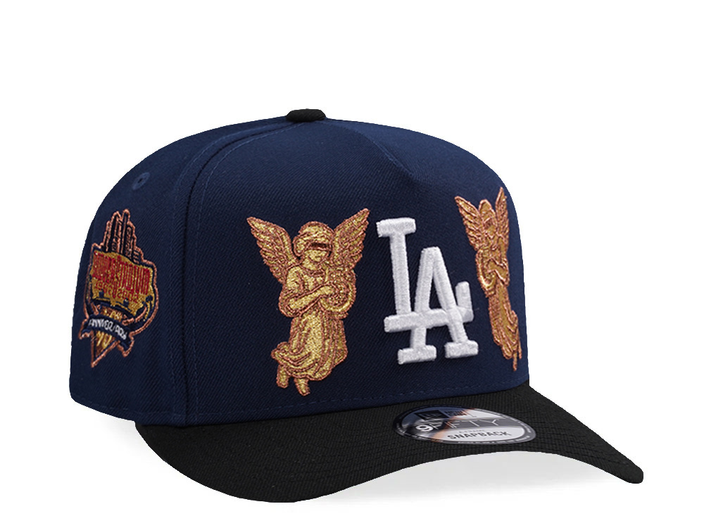 New Era Los Angeles Dodgers 40th Anniversary Ocean Blue Two Tone Edition 9Fifty A Frame Snapback Hat