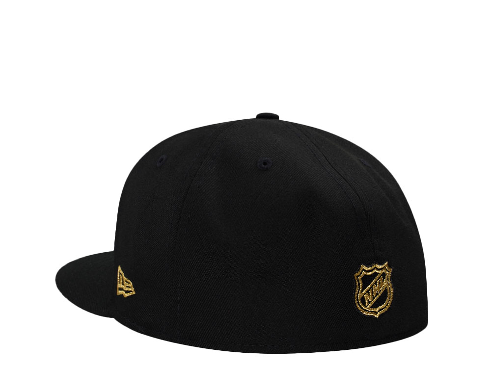 New Era Anaheim Ducks 30th Anniversary Black Metallic Edition 59Fifty Fitted Hat
