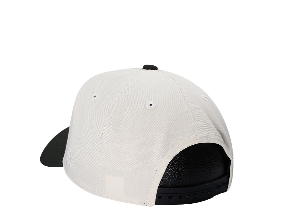 New Era Las Vegas Raiders 50th Anniversary Chrome Two Tone Edition 9Forty A Frame Snapback Hat