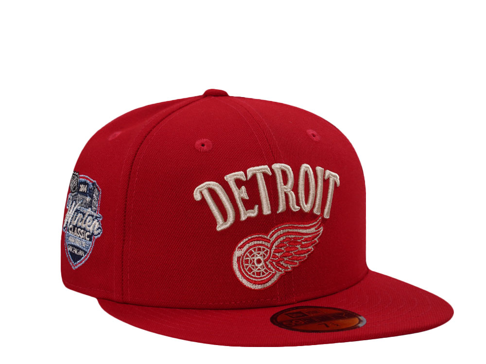 New Era Detroit Red Wings Winter Classic 2014 Scarlet Prime Edition 59Fifty Fitted Hat