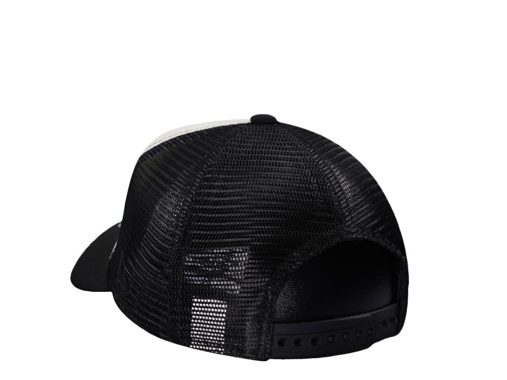 New Era Denver Nuggets Chrome Two Tone Trucker Edition 9Forty A Frame Snapback Hat