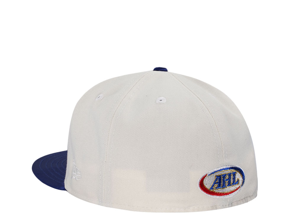 New Era Grand Rapids Griffins Chrome Satin Brim Two Tone Edition 59Fifty Fitted Hat