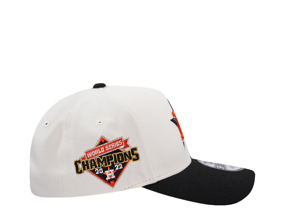 New Era Houston Astros World Series Champions Chrome Two Tone Edition 9Forty A Frame Snapback Hat