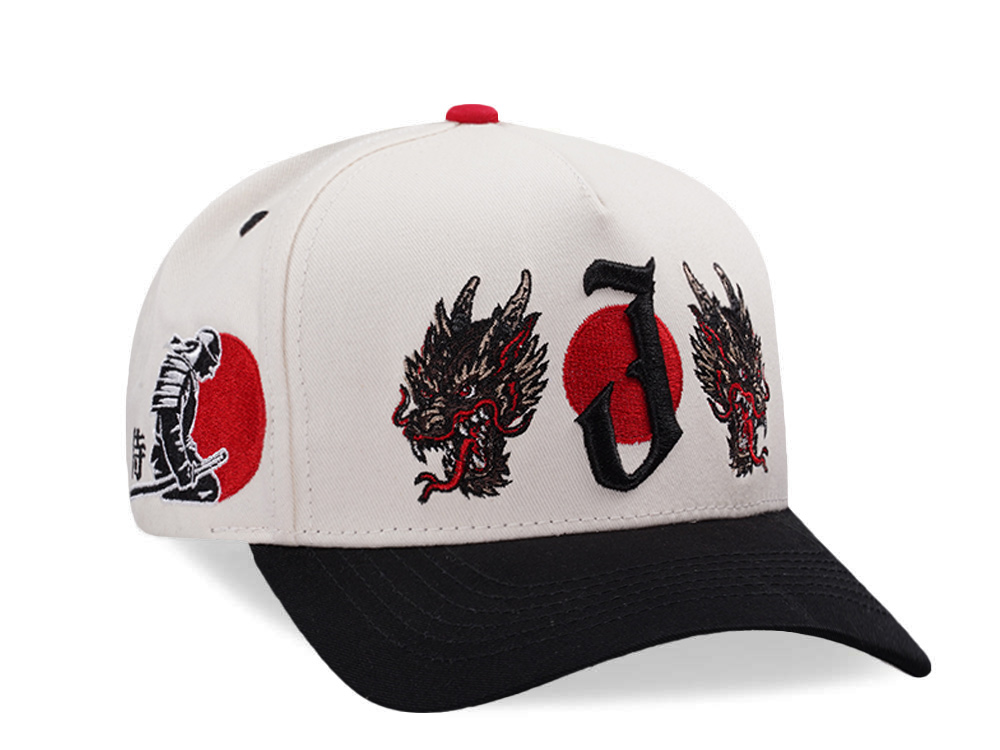 Parallel Union Japan Dragon Samurai Chrome Two Tone Edition Snapback Hat