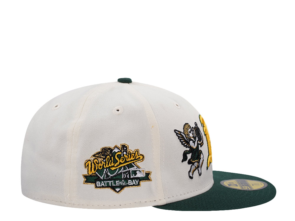 New Era Oakland Athletics World Series 1989 Cupid Chrome Two Tone Edition 59Fifty Fitted Hat