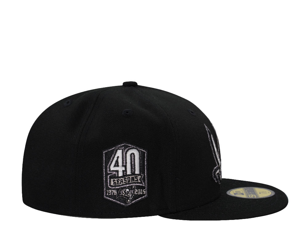 New Era Tampa Bay Buccaneers 40th Seasons Glow Black Prime Edition 59Fifty Fitted Hat