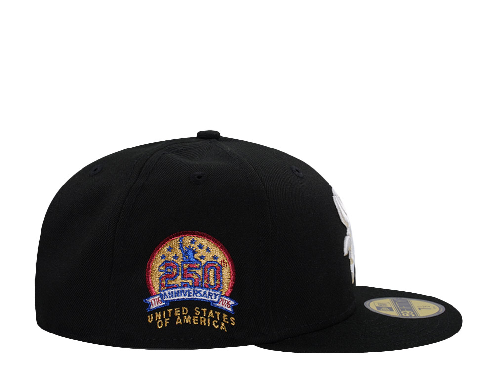 New Era Chicago White Sox 250th Anniversary Black Prime Edition 59Fifty Fitted Hat