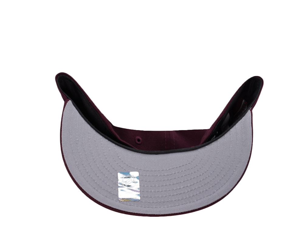 New Era Carolina Hurricanes 25th Anniversary Maroon Prime Edition 59Fifty Fitted Hat
