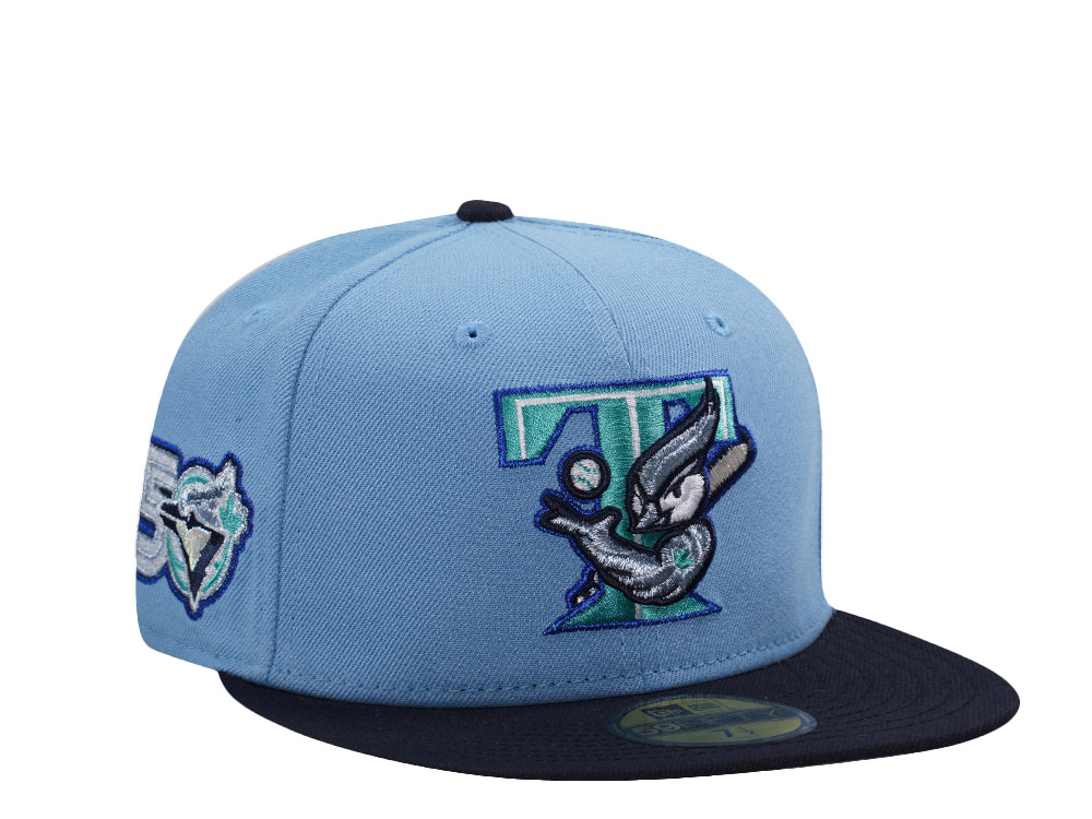 New Era Toronto Blue Jays 50th Anniversary Sky Blue Two Tone Edition 59Fifty Fitted Hat