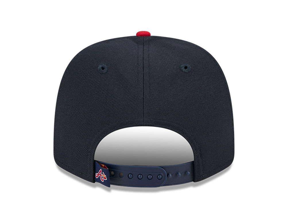 New Era Atlanta Braves Navy Two Tone Classic 9Seventy Stretch Snapback Hat