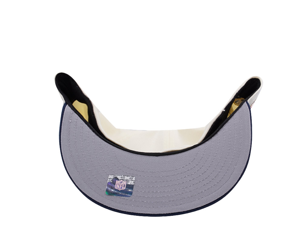 New Era New England Patriots Super Bowl XXXVI Chrome Two Tone Edition 59Fifty Fitted Hat
