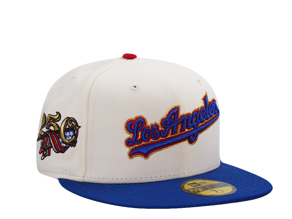 New Era Los Angeles Dodgers 250th Anniversary Chrome Two Tone Edition 59Fifty Fitted Hat