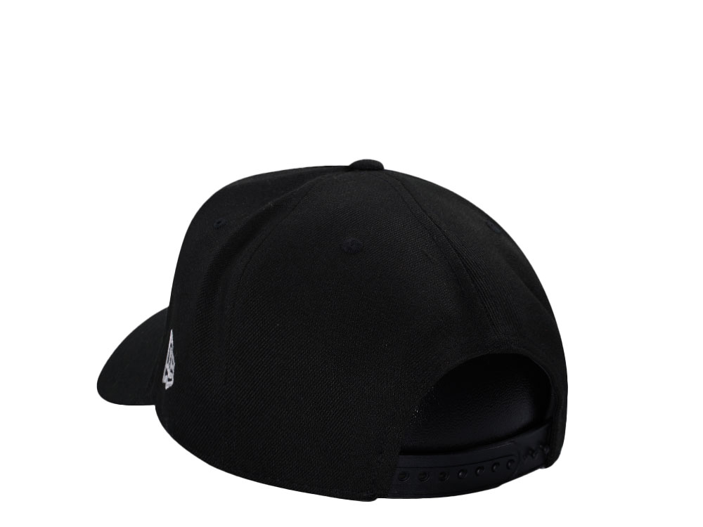 New Era Pittsburgh Penguins Black Classic 9Forty A Frame Snapback Hat