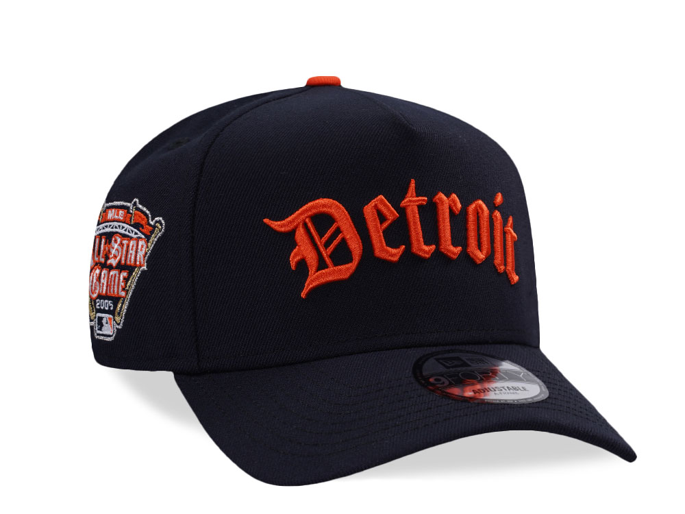 New Era Detroit Tigers All Star Game 2005 Navy Prime Edition 9Forty A Frame Snapback Hat