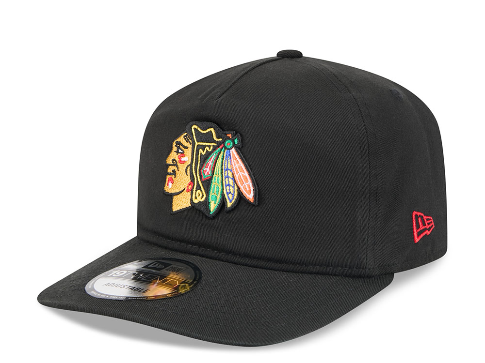 New Era Chicago Blackhawks NHL Black Classic 19Twenty Snapback Hat