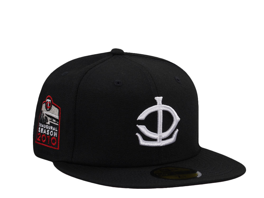 New Era Minnesota Twins Inaugural Season 2010 Black Prime Edition 59Fifty Fitted Hat