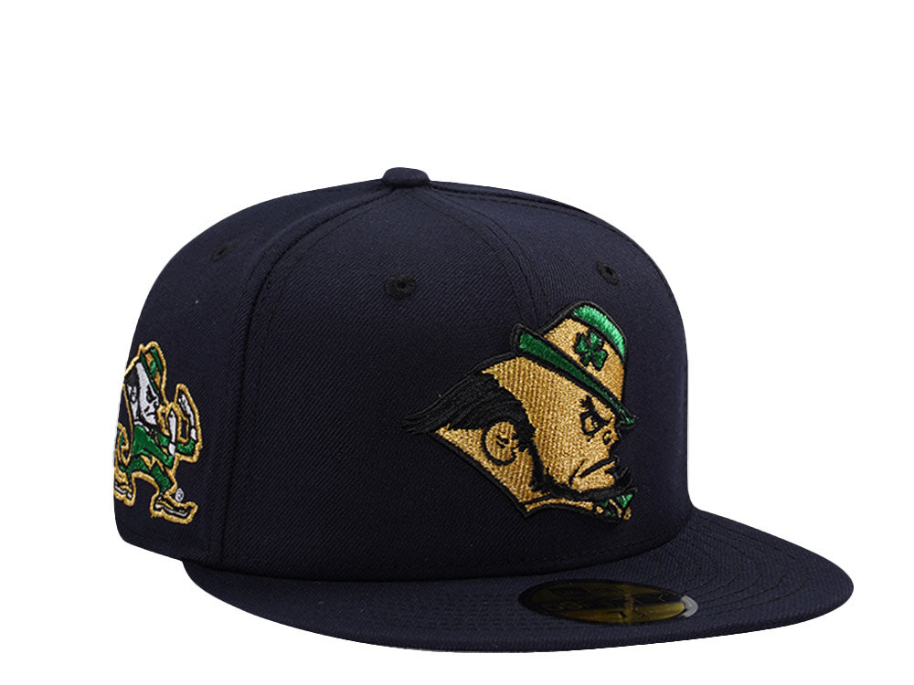 PRE-ORDER New Era Notre Dame Fighting Irish Navy Prime Edition 59Fifty Fitted Hat