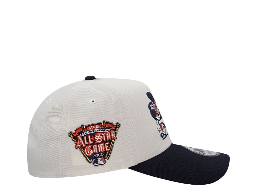 New Era Detroit Tigers All Star Game 2005 Chrome Two Tone Edition 9Forty A Frame Snapback Hat