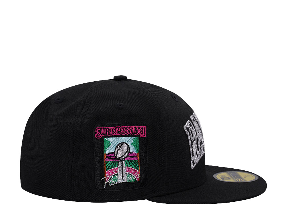 New Era Las Vegas Raiders Super Bowl XI Wool Black Prime 59Fifty Fitted Hat