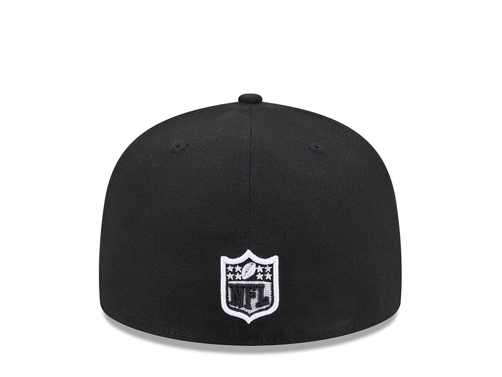 New Era New England Patriots Color Basic Black 59Fifty Fitted Hat