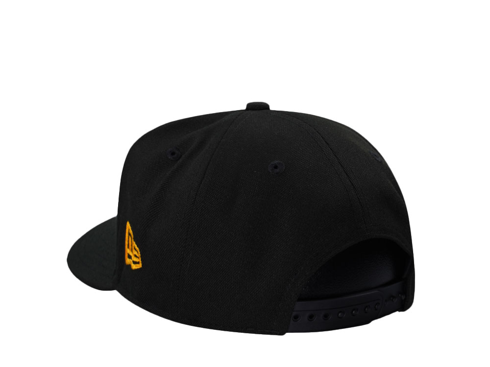 New Era Pittsburg Steelers Black Classic Edition 9Fifty A Frame Snapback Hat