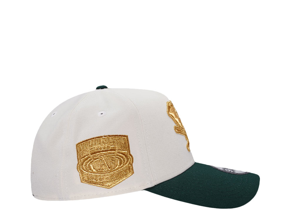 New Era Oakland Athletics Stadium Chrome Two Tone Edition 9Forty A Frame Snapback Hat