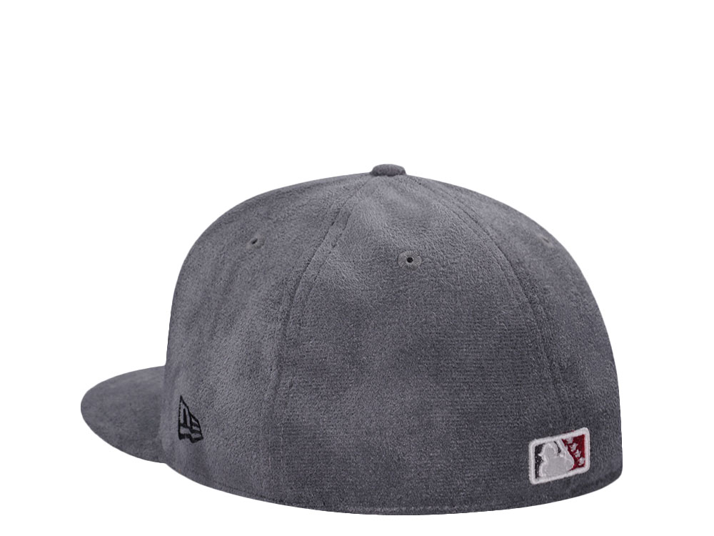 New Era Rochester Red Wings Reaper Gray Suede Edition 59Fifty Fitted Hat