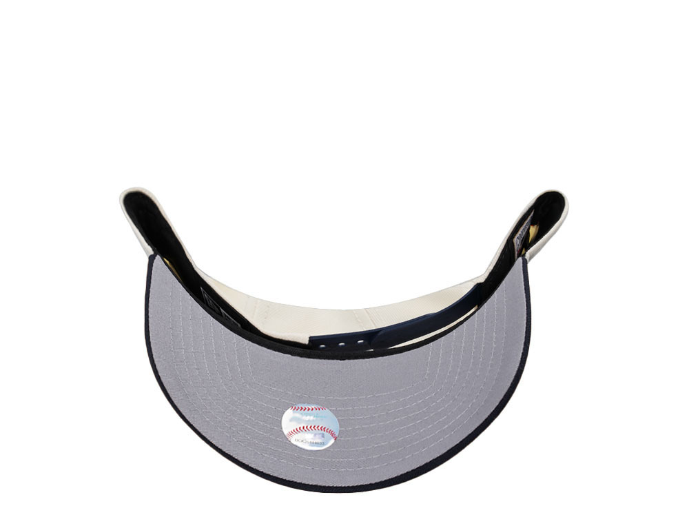New Era Atlanta Braves World Series 1995 Chrome Navy Two Tone Edition 9Forty A Frame Snapback Hat