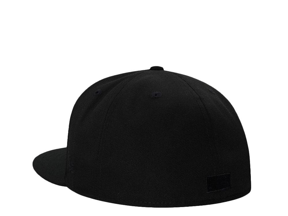 New Era Anaheim Angels 60th Anniversary Black Prime Edition 59Fifty Fitted Hat