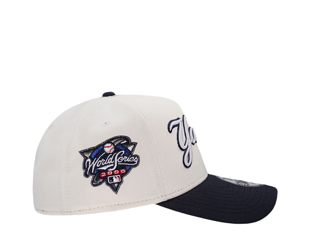 New Era New York Yankees World Series 2000 Chrome Two Tone 9Forty A Frame Snapback Hat