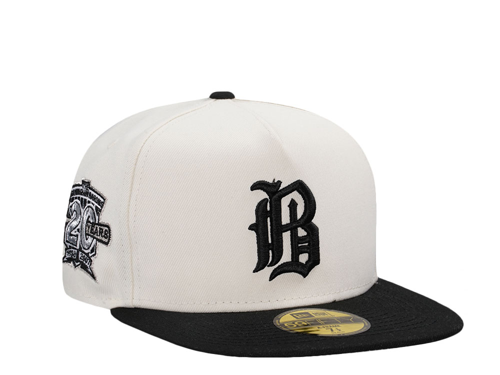 New Era Birmingham Barons 20 Years Chrome Two Tone Edition 59Fifty A Frame Fitted Hat