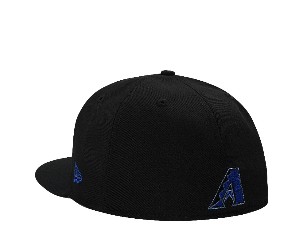 New Era Arizona Diamondbacks Inaugural Season Black Prime Edition 59Fifty Fitted Hat