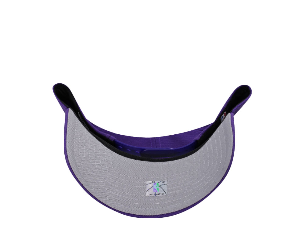 New Era Los Angeles Lakers Purple Classic 9Forty A Frame Snapback Hat