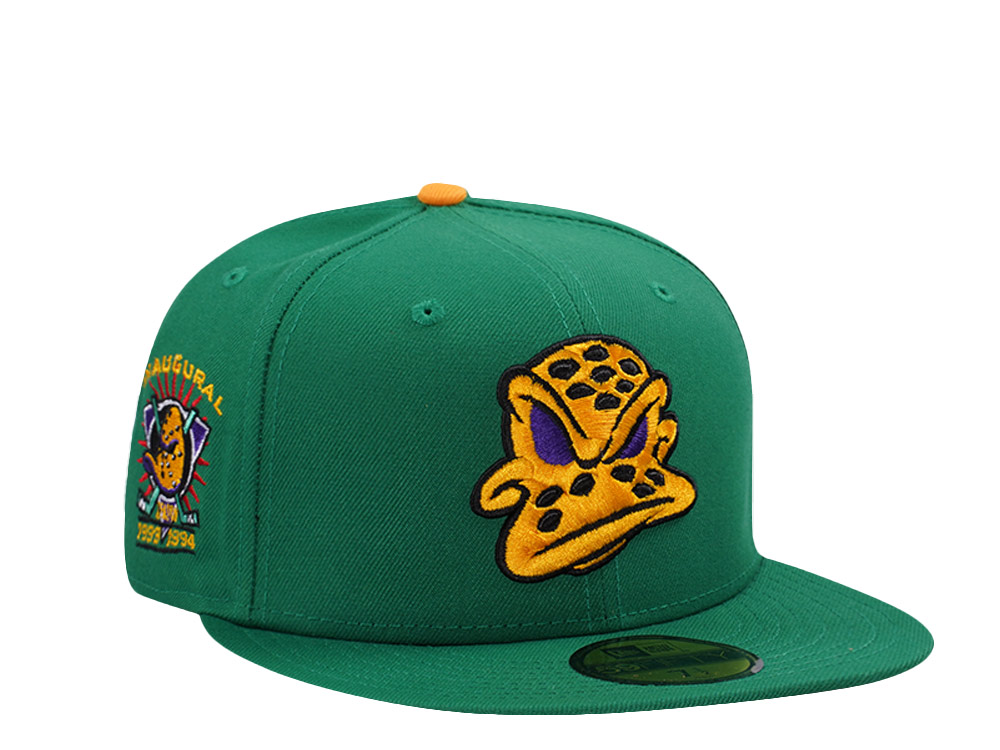 PRE-ORDER New Era Anaheim Ducks Inaugural Season Kelly Green Prime Edition 59Fifty Fitted Hat