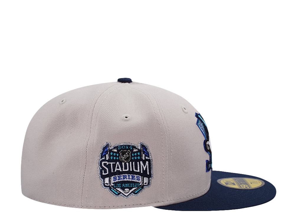 New Era Anaheim Ducks Stadium Series Stone Two Tone Edition 59Fifty Fitted Hat